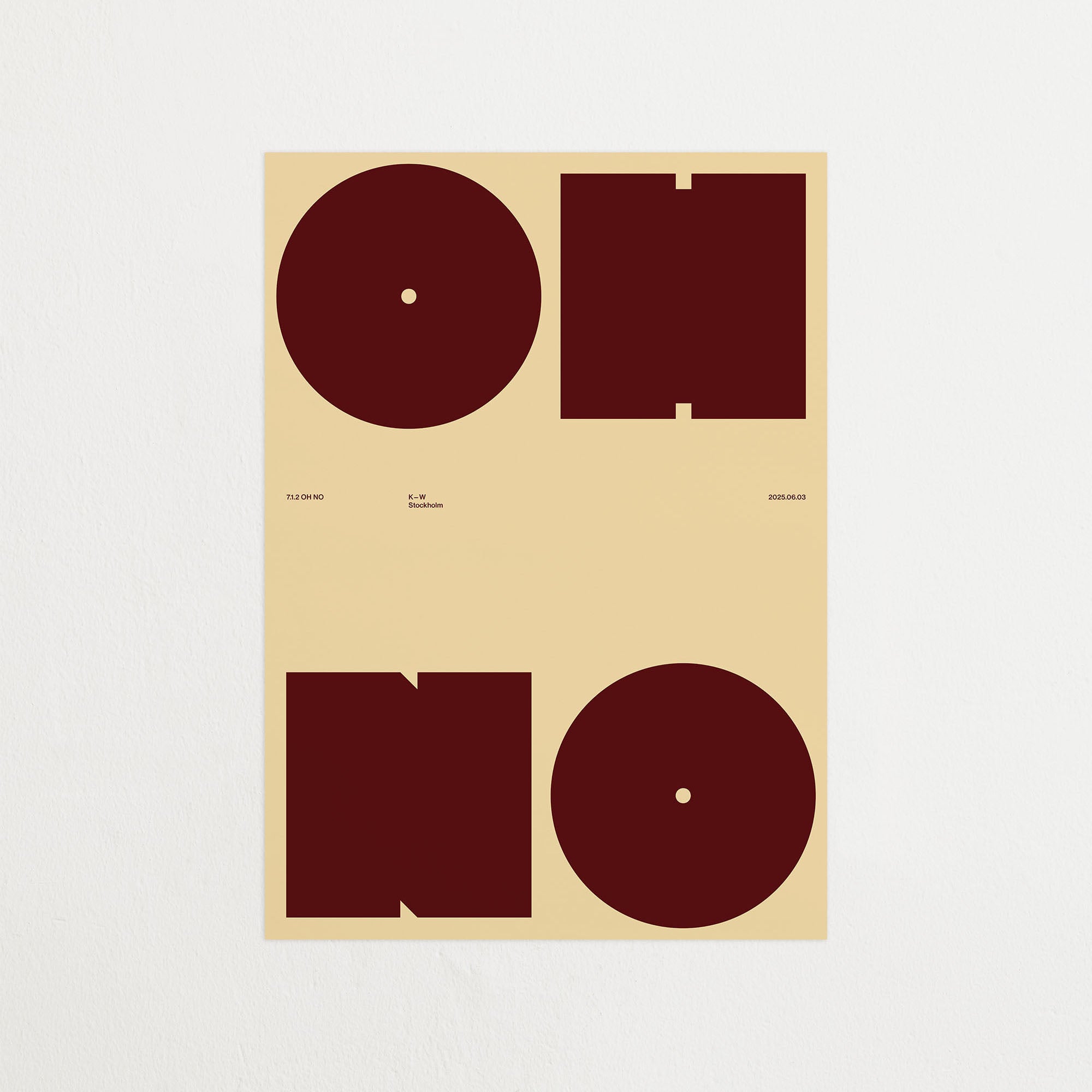 クリストファー・ウール Oh Oh アートポスター A2版 クリストファー・ウール Oh Oh アートポスター A2版 大判ポスター