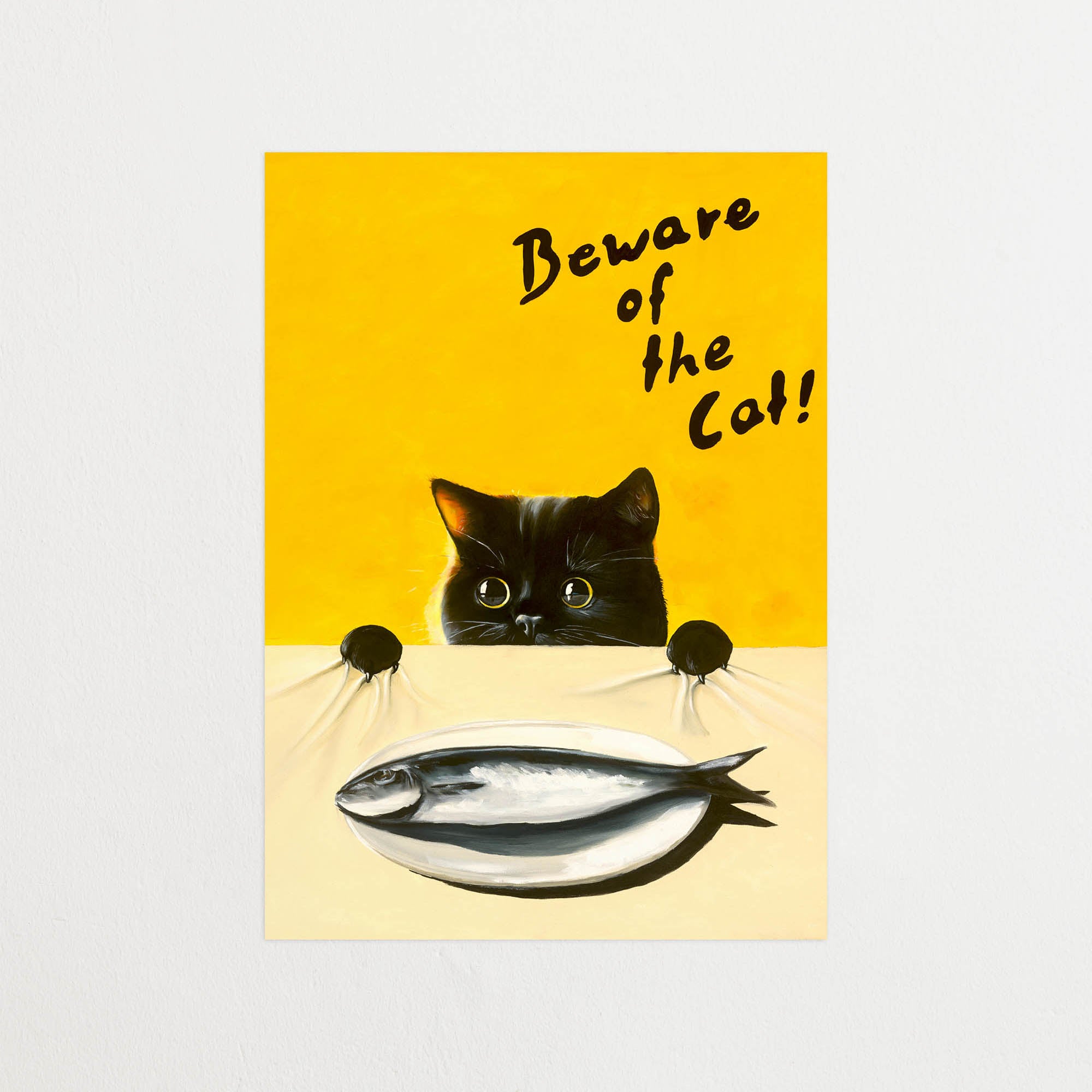 MEOVV 全員直筆サイン ポスター Cat Day限定 Beware of the Cat | Special edition poster | Lisa Larsson