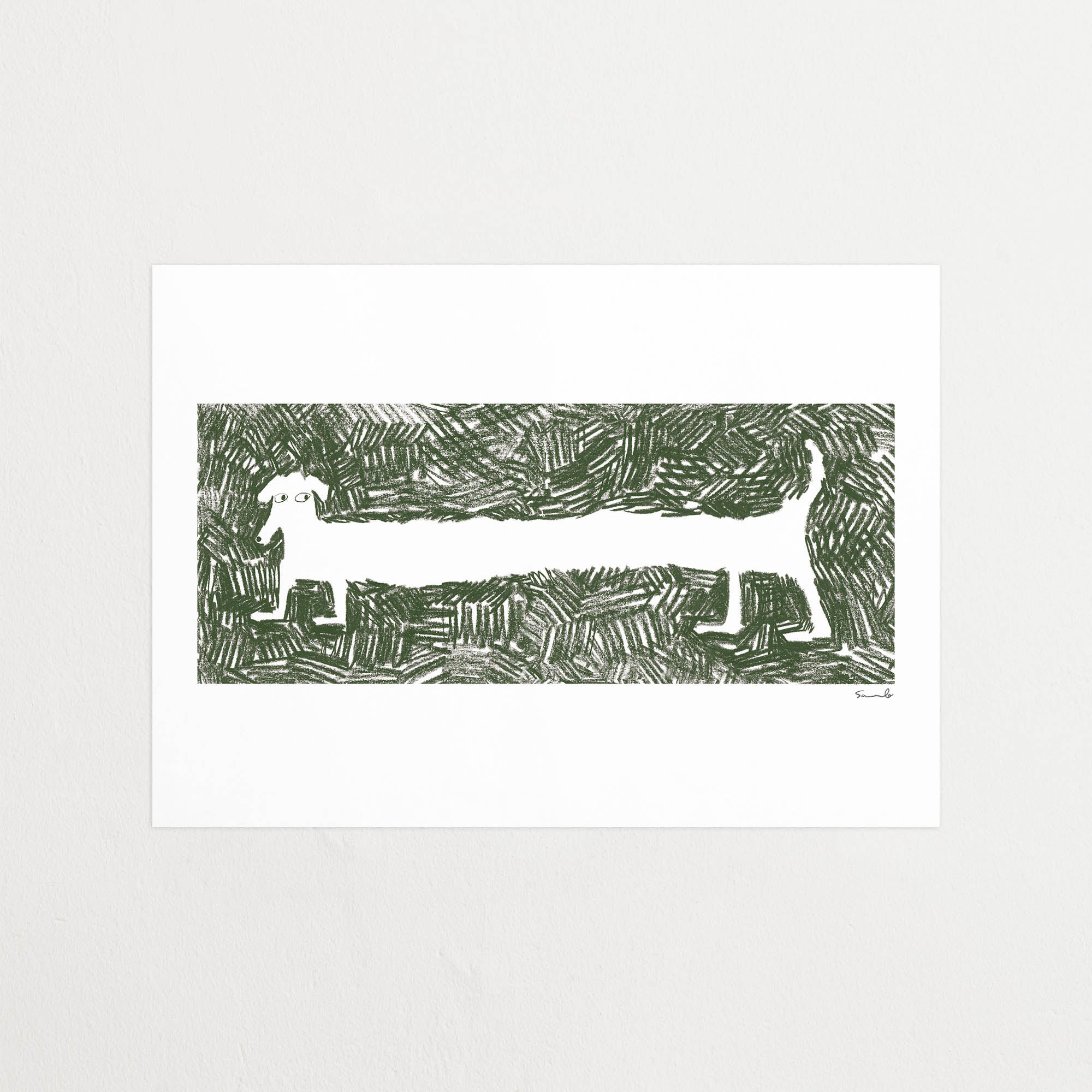 Mr long dog | Poster till barnrummet | Saulo
