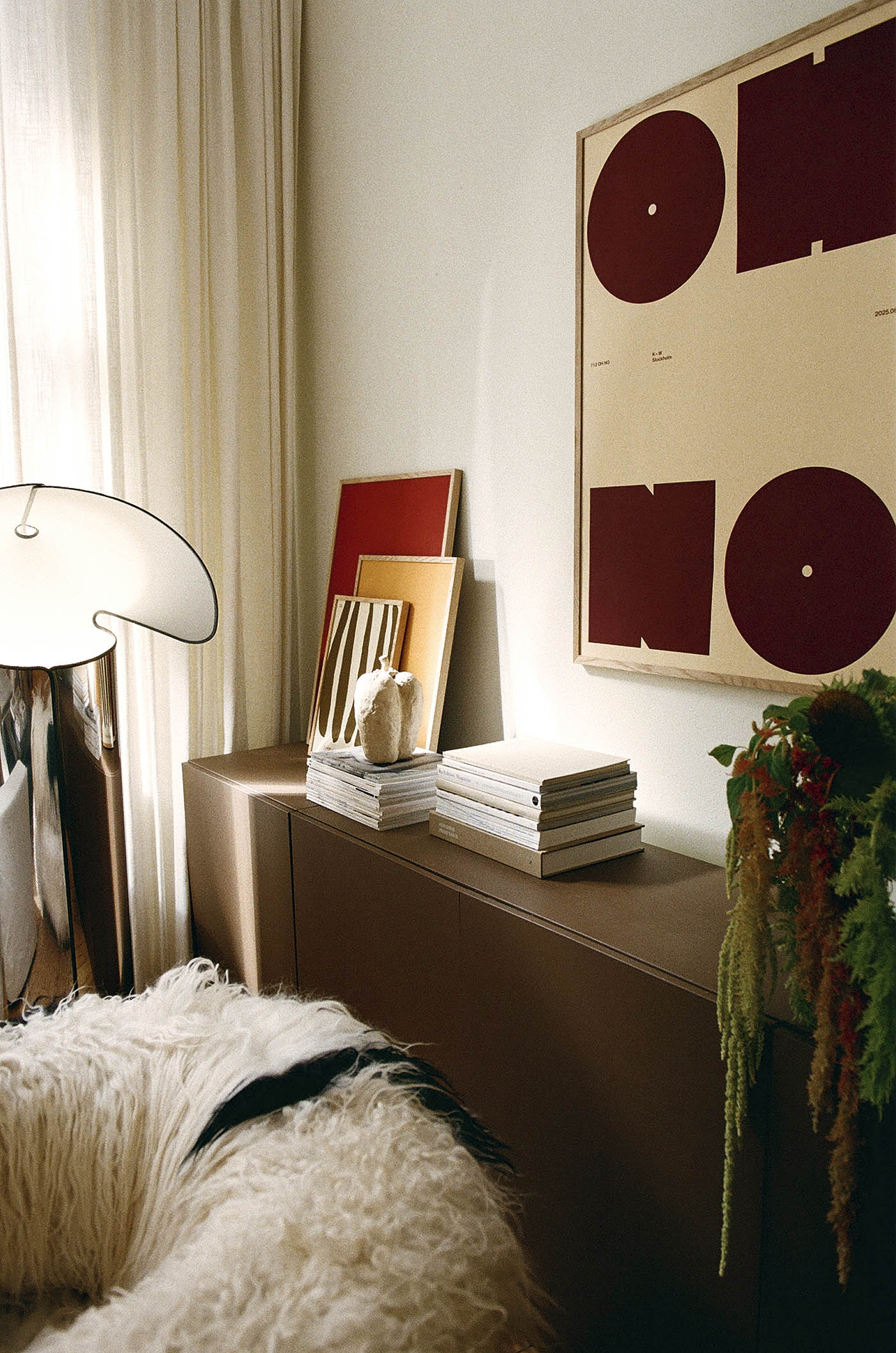 Wall of Art fall 2025 styled in the WOA apartment