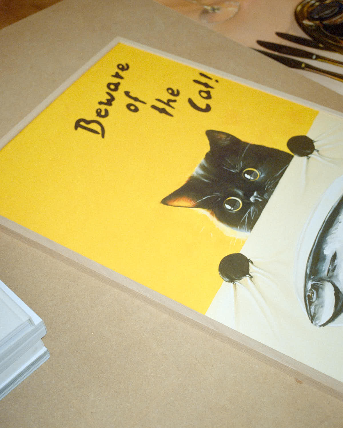 Beware of the Cat | Special edition poster | Lisa Larsson