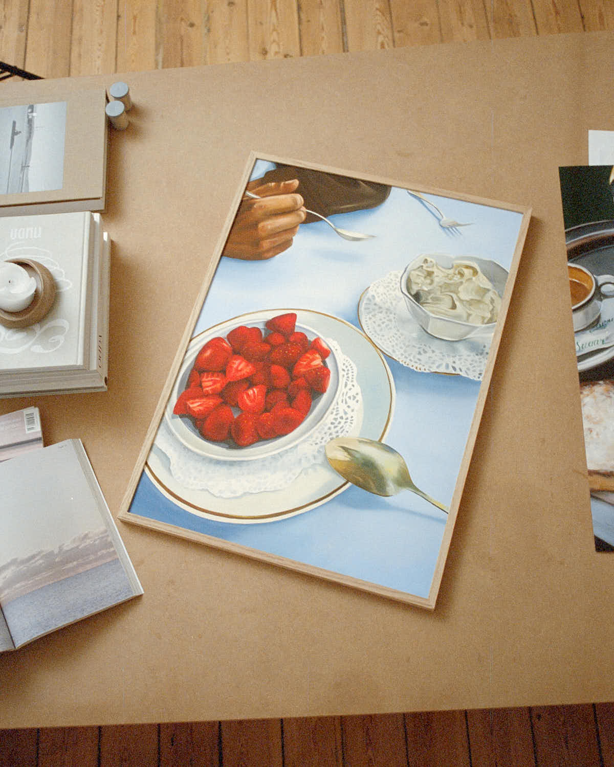 Strawberries and cream | Special edition poster | Lisa Larsson
