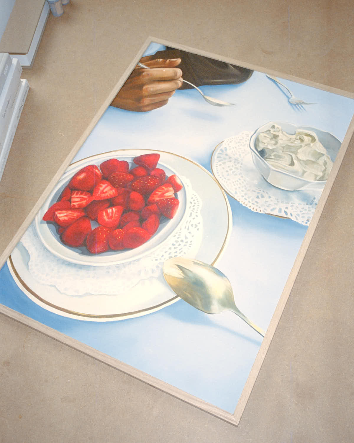 Strawberries and cream | Special edition poster | Lisa Larsson