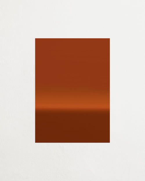 Rectangular color swatch with a gradient from light brown to dark brown on a white background