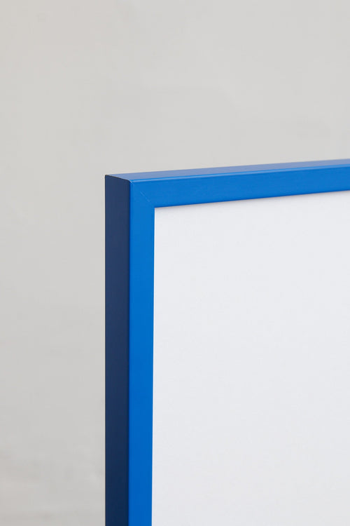 Blue wooden frame