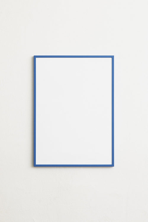 Blue wooden frame