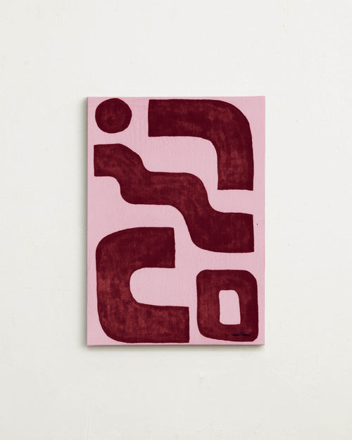 Leinwand - Linen Burgundy