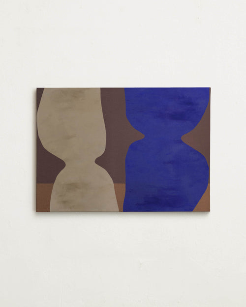 Leinwand - Conversation in Blue