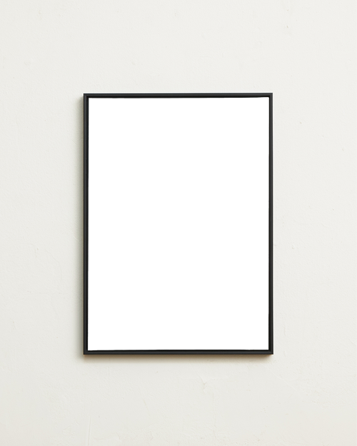 Canvas black wooden frame