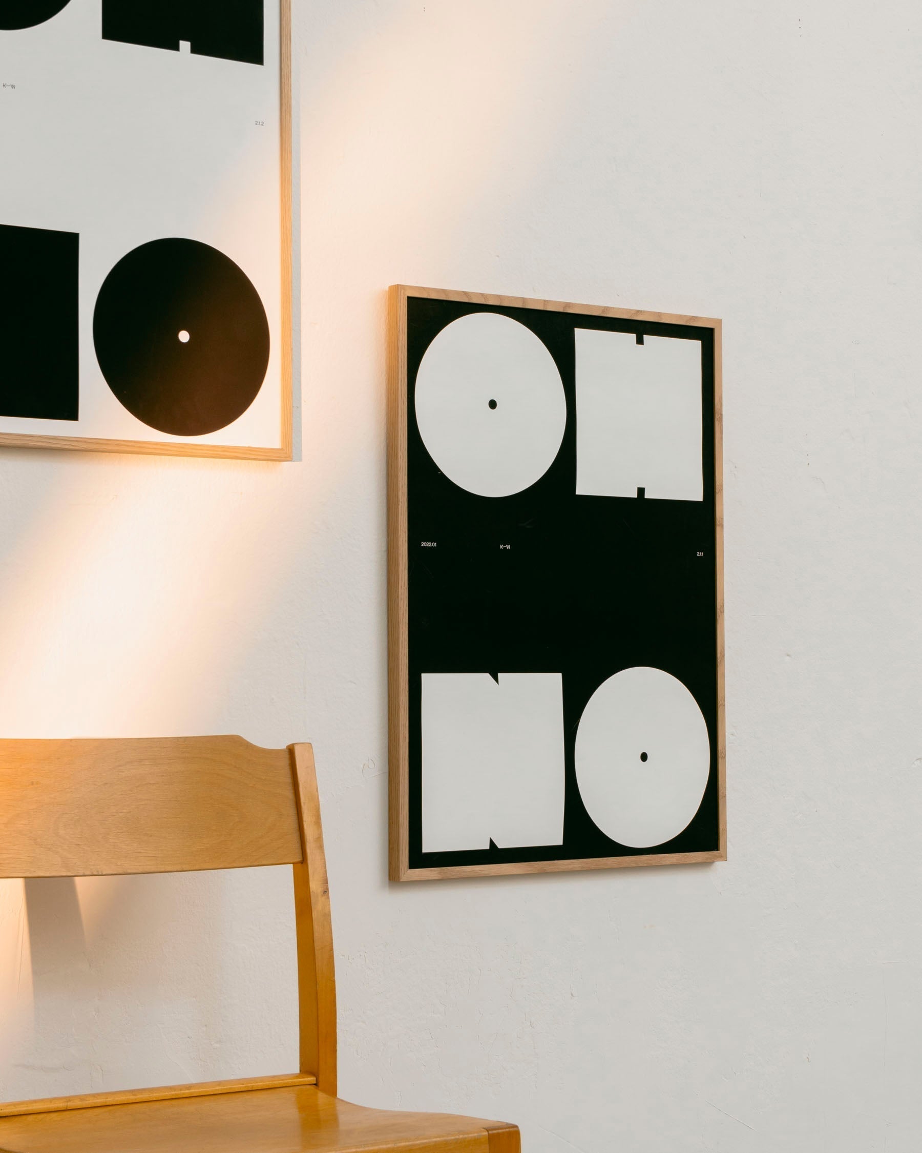 2.1.1 OH NO | Poster | Typographic poster in an off|white on black