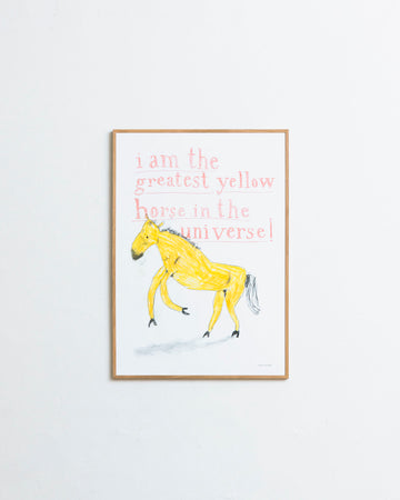 The greatest yellow horse