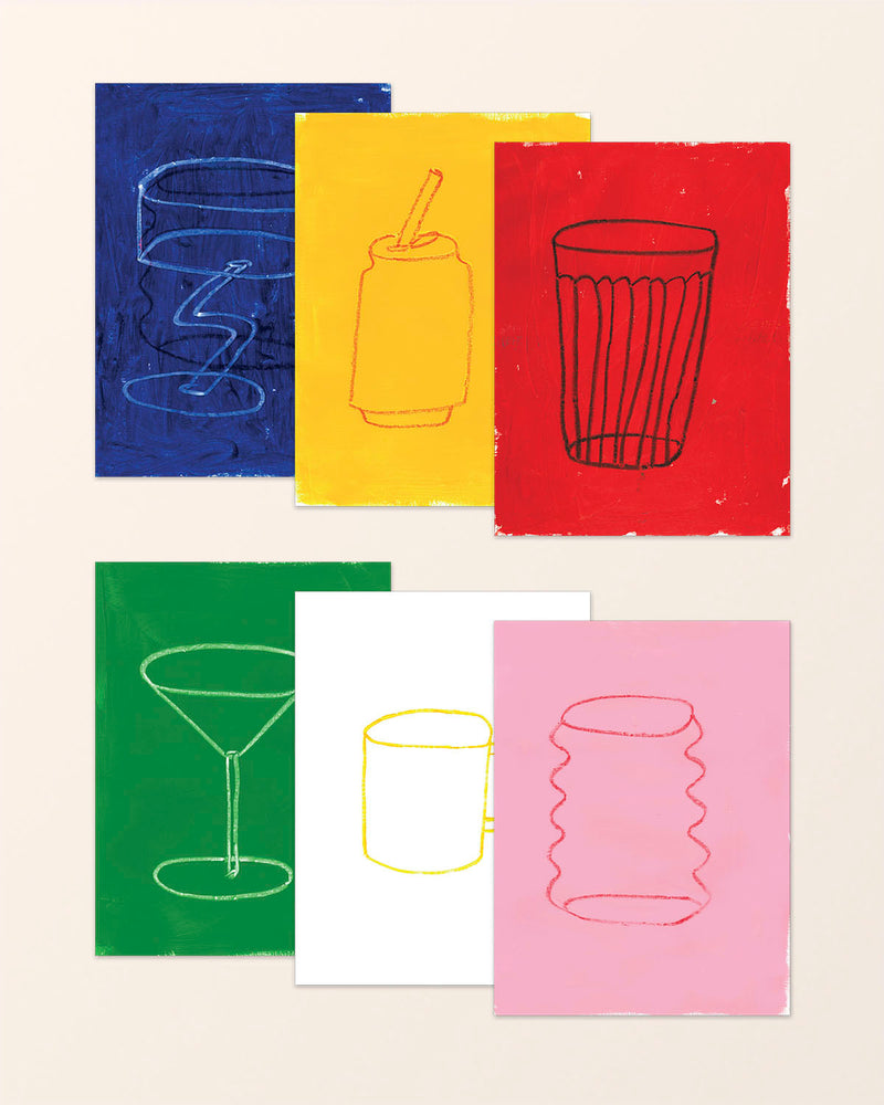Glass series Limited Edition (Six Art Prints)