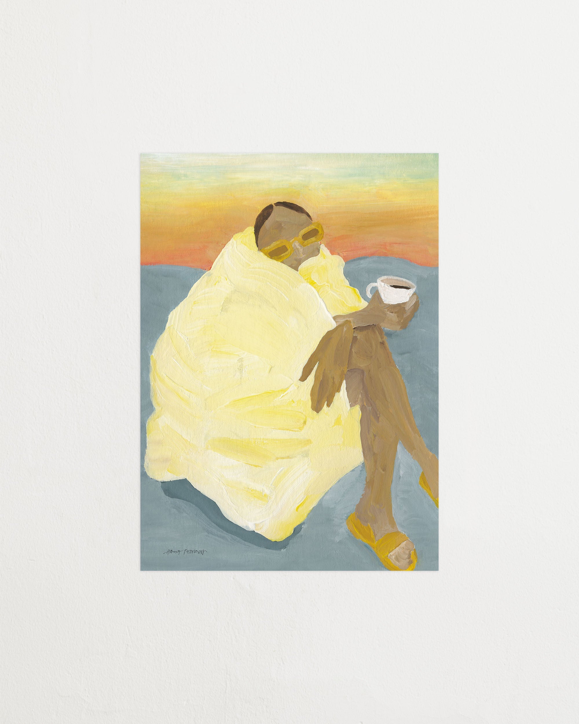 Afternoon by the ocean | Poster | Hanna Peterson