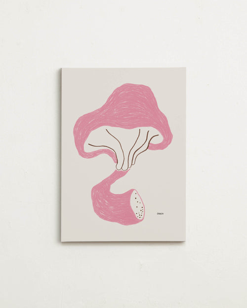 Canvas - The Pink Mushroom
