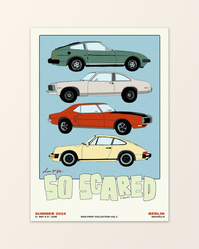 SO SCARED exhibition poster