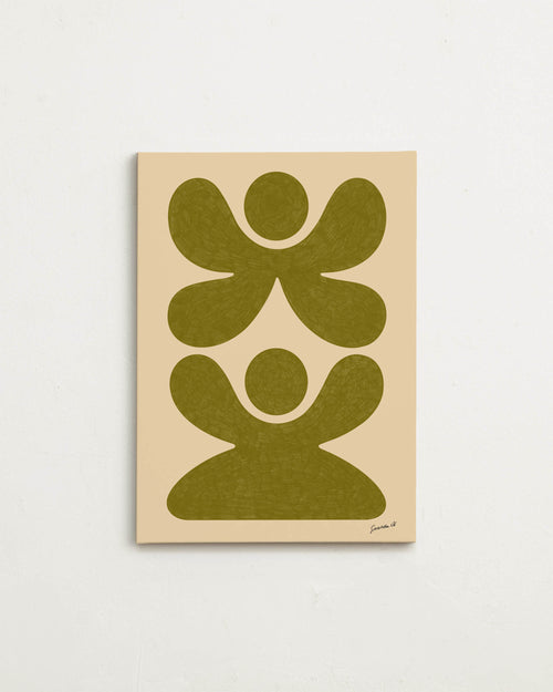 Canvas - Figures Green