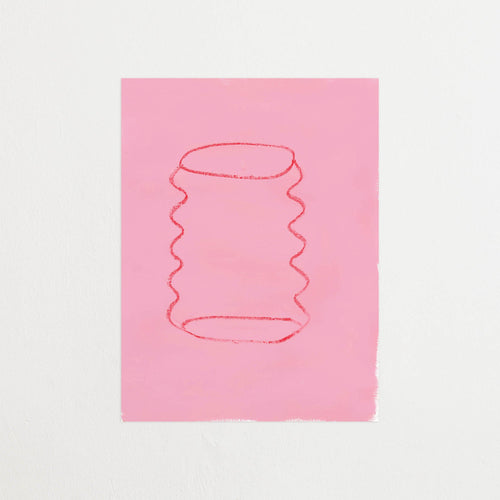 Pink Glass Isis-Maria Poster