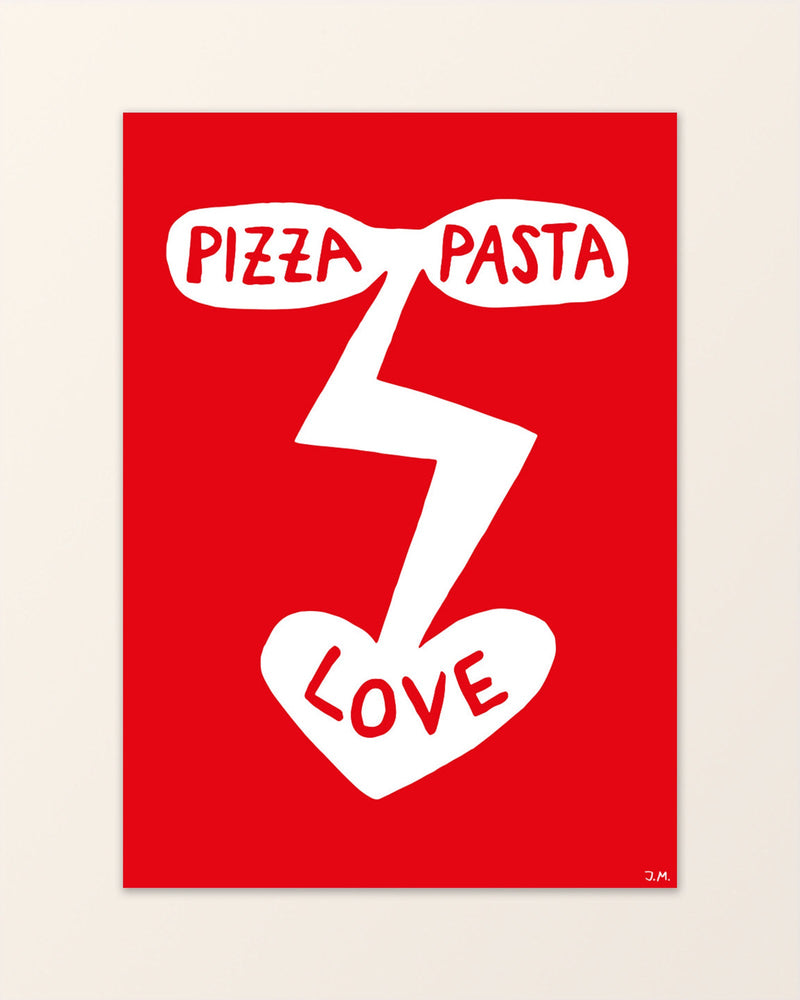 Jana Marei Pizza pasta Poster