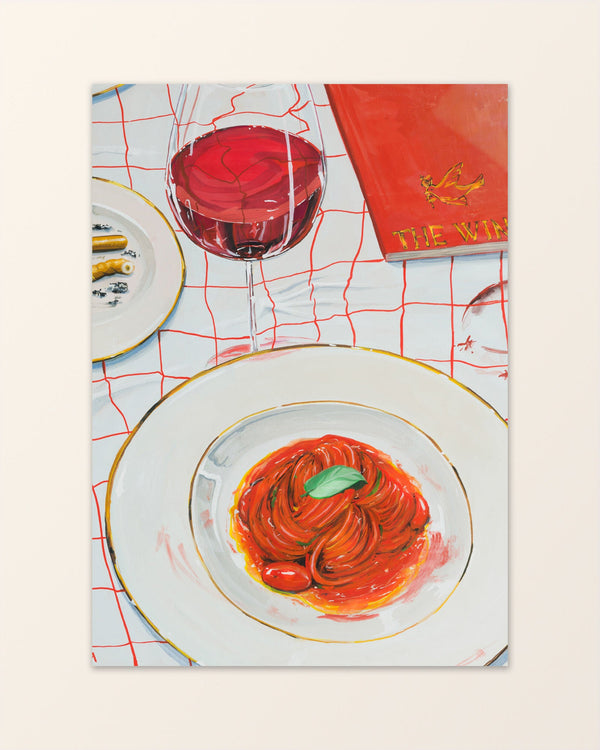 Lisa Larsson Dining in red Poster