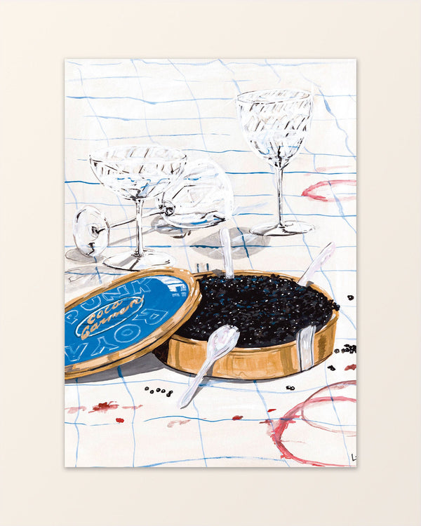 Lisa Larsson lunch at eden roc - Art Print - Limited Edition