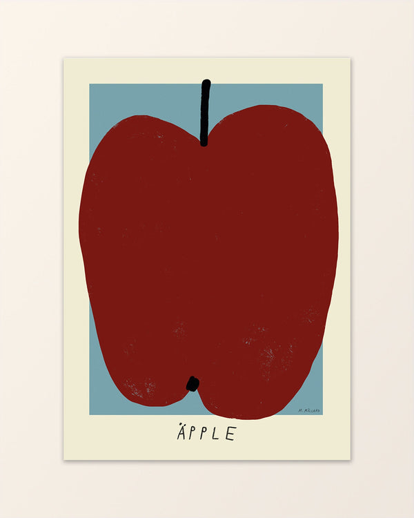 Madelen Mollard Apple poster