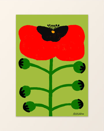 Red Poppy- Art Print - Madelen Möllard
