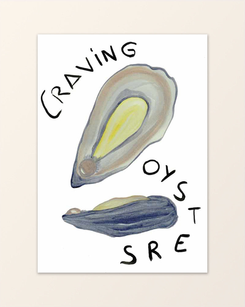Marta Leyva Craving Oysters art poster