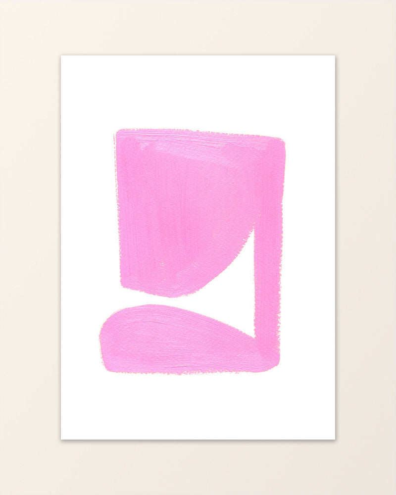 Oi! IX - Art Print with abstract shape - Nari Jo