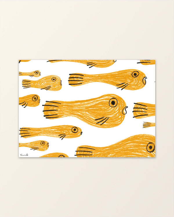 Saulo Fish Family Print