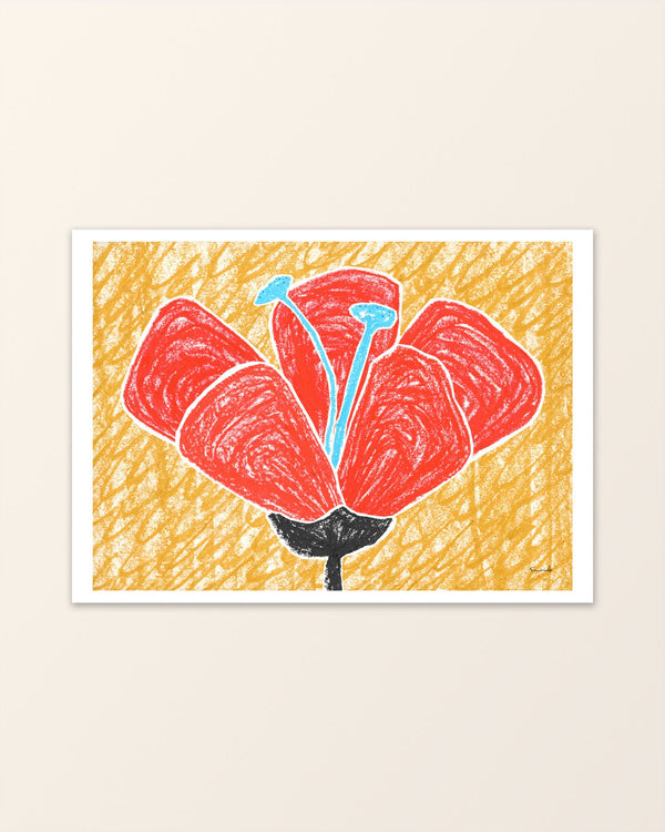 Spring Red - Spring flower collection - Art Print - Saulo