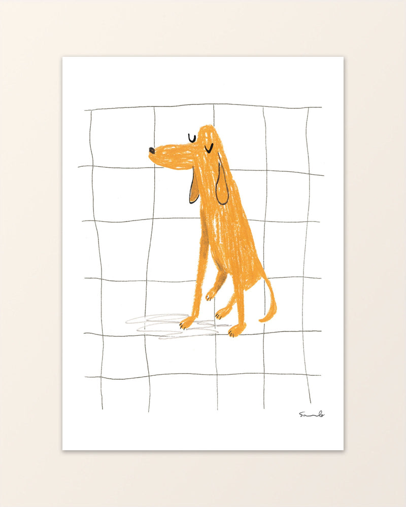 Saulo - Yellow dog - KIDS - Wall of Art